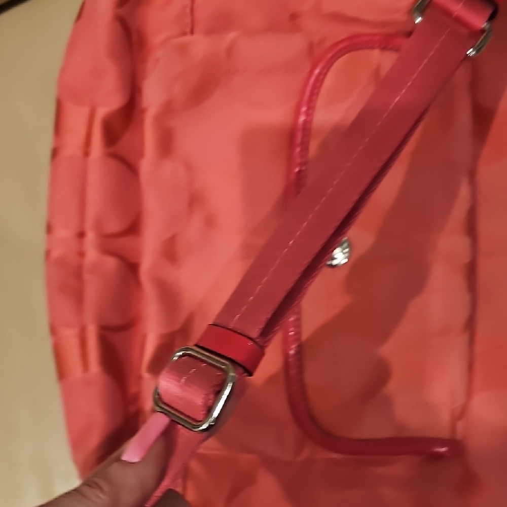 COACH Pink Floral Women Bag Really Fun! - Picture 13 of 13